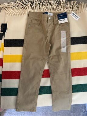 Old Navy Boys Skinny Pants - Khaki Tan